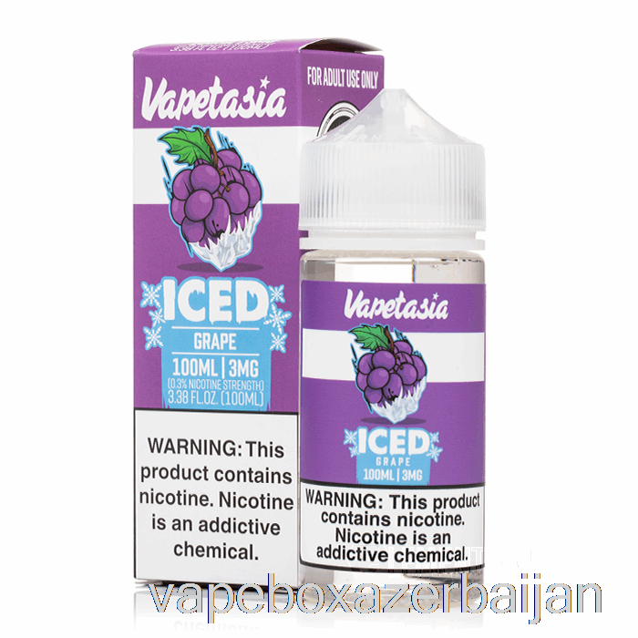 Vape Azerbaijan ICED Grape - Vapetasia - 100mL 0mg